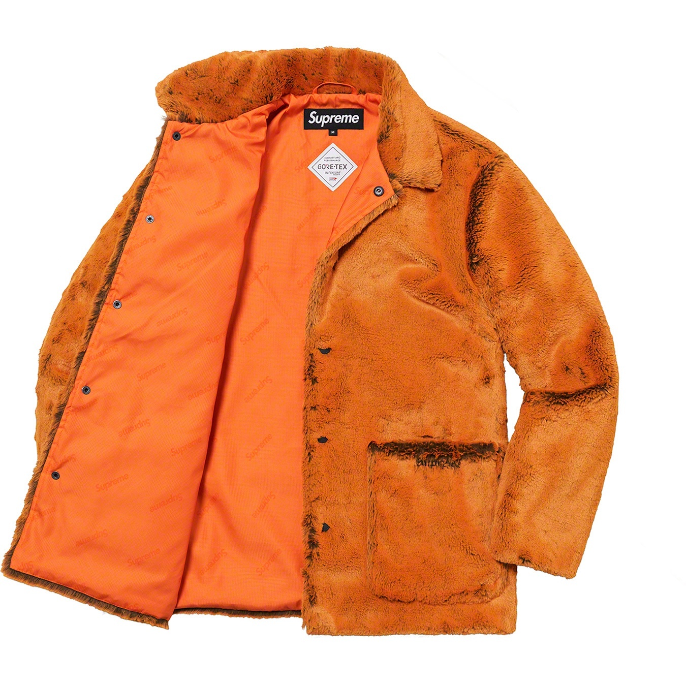 2-Tone Faux Fur Shop Coat view 10